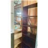 Image 2 : TWO WOODEN SHELVING UNITS AND TWO METAL FILING CABINETS