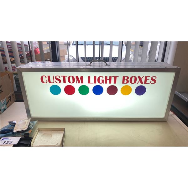 SUITCASE 'CUSTOM LIGHT BOXES' PORTABLE SIGN