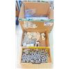 Image 1 : BOX OF STANDOFFS FOR MOUNTING SIGNS & BOX OF DIRECTORY LETTERS