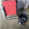 Image 1 : FOLDING CHAIR AND BUCKET WITH TOOLS