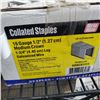Image 2 : TWO BOXES OF 1/2" 16 GAUGE MEDIUM CROWN COLLATED STAPLES