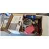 Image 2 : TWO BOXES OF ELECTRICAL PARTS AND TOOLS WITH WALTEC FAUCET