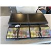Image 1 : TWO PREHKEYTEC KEYBORD WITH TWO PLANAR MONITORS