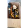 Image 1 : BOX WITH DRILL, CHARGERS ETC.