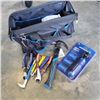 Image 1 : AS NEW MASTERCRAFT TOOL BAG AND ASSORTED LIKE NEW HAND TOOLS