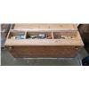 Image 2 : WOODEN TOOLBOX WITH CONTENTS