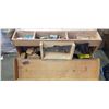 Image 3 : WOODEN TOOLBOX WITH CONTENTS