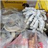 Image 2 : 2 TRAYS OF ASSORTED SHOP SUPPLY AND HARDWARE, CAULK ETC