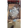 Image 1 : BOX OF FAUCETS AND BRAIDED HOSES