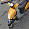 Image 2 : YELLOW/ORANGE GIOBIKES SCOOTER, NEEDS BATTERY, HAS CHARGER AND KEYS