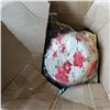 Image 2 : BOX OF DECORATIVE EVENT DECOR AND WEDDING LINENS ETC