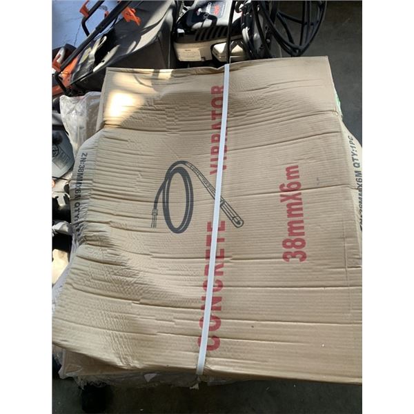 AS NEW CONCRETE VIBRATOR  WHIP  38MM X 6M