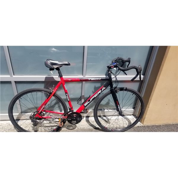 BLACK AND RED SUPERA BIKE