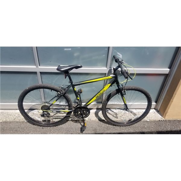 GREY AND GREEN MOVELO BIKE