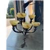 Image 1 : LARGE 9 ARM CHANDELIER