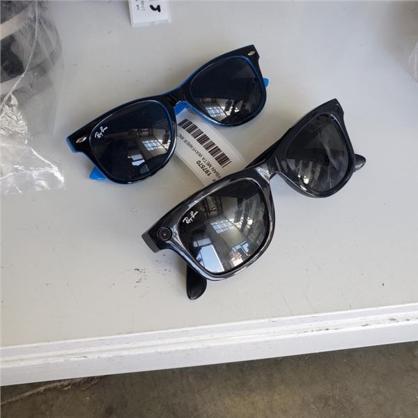 RAYBAN META WAYFARER AND RAY BAN YOUTH SUNGLASSES