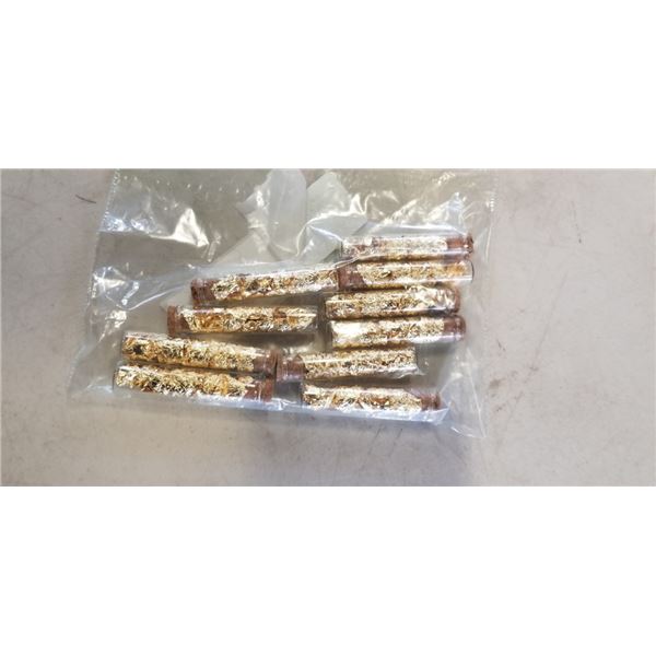 VIALS OF GOLD LEAF