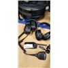 Image 2 : 2 PAIRS OF EAR PROTECTION, ONE IS 3M WITH MUSIC, AND RETCVIS WALKIE TALKIE, MOTOROLA MOUTH PIECE AND