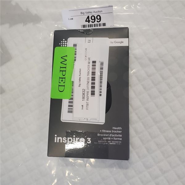FITBIT INSPIRE 3 FITNESS TRACKER W/ HR MONITOR - TESTED WORKING, RETAIL $129