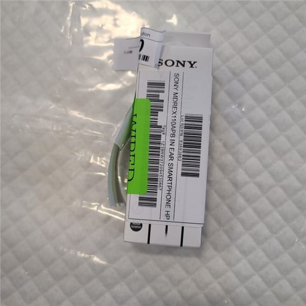SONY SMARTPHONE IN EAR HEAPHONES - TESTED WORKING