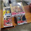 Image 1 : 4 NEW COLLECTIBLE POP FIGURES, INCLUDING BRITNEY SPEARS AND PIKACHU, SPIDERMAN AND REVOS AQUAMAN