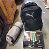 Image 1 : BACKPACK WITH 2 PERSON TENT AND GLOWSTICKS