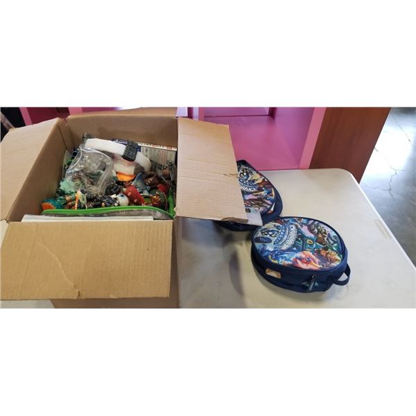 BOX OF INTERACTIVE TOY FIGURES
