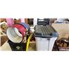 Image 1 : 2 TOTES OF LAMPS AND MORE