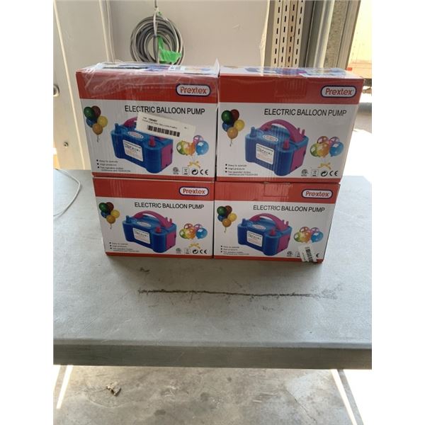 FOUR ELECTRIC BALLOON PUMPS