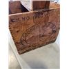 Image 3 : ANTIQUE BUTTER BOX WITH CONTENTS