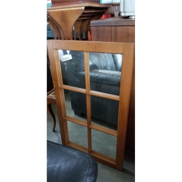 FRAMED WINDOW MIRROR