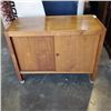 Image 1 : MEDIA CABINET WITH LOCKABLE SLIDING DOOR, NO KEY