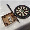Image 1 : HALEX CORK DART BOARD AND DARTS
