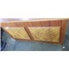 Image 2 : MID CENTURY SOLID TEAK PADDED FRONT BAR