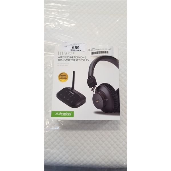 AVANTREE HT5009 WIRELESS HEADPHONE TRANSMITTER SET FOR TV