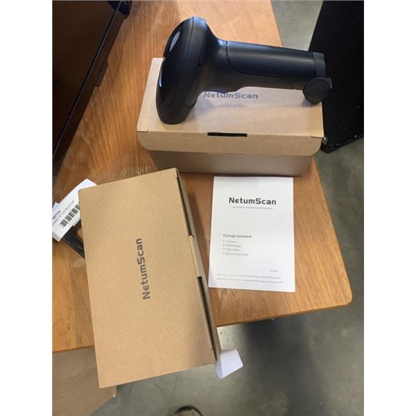 2 NEW NETUM WIRELESS BARCODE SCANNERS