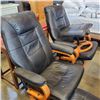 Image 3 : 2 LEATHER CHAIRS