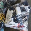 Image 2 : 2 BAGS OF ASSORTED HEADPHONES AND CHARGERS, POWER SUPPLIES ETC