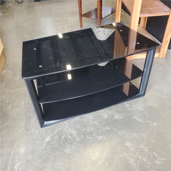 3 TIER GLASS TV STAND