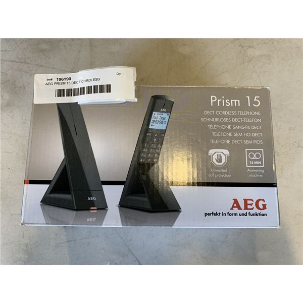 AEG PRISM 15 DECT CORDLESS TELEPHONE