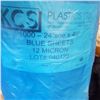 Image 3 : TWO ROLLS OF PLASTIC DROP SHEETS, 24" X 40' EACH