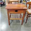 Image 3 : ANTIQUE CHAIR AND NIGHT STAND