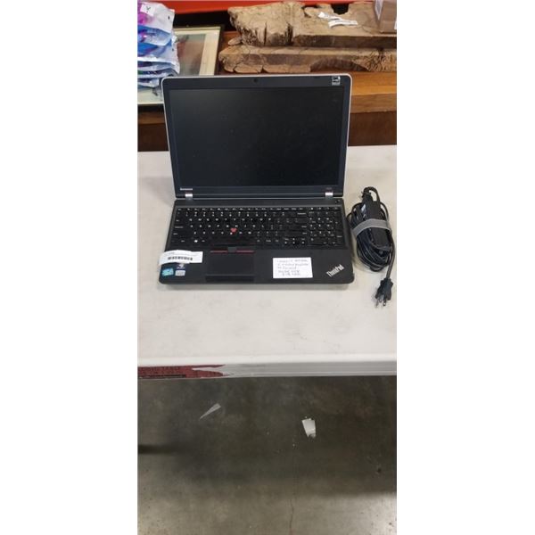 LENOVO I7 2ND GEN E520 LAPTOP 15 INCH WITH WINDOWS UPDATES AND CHARGER, READY TO USE