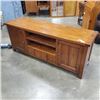 Image 1 : 63 INCH RUSTIC LOOK MEDIA CABINET