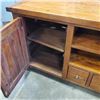 Image 3 : 63 INCH RUSTIC LOOK MEDIA CABINET