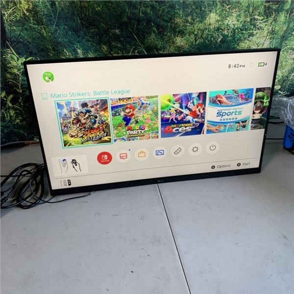 LG 27MR400-B GAMING MONITOR TESTED WORKING WITH POWER CORD