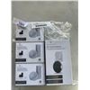 Image 1 : 6 WASSERSTEIN AC OUTLET MOUNTS - 3 FOR GOOGLE NEST MINI AND 3 FOR ECHO DOT