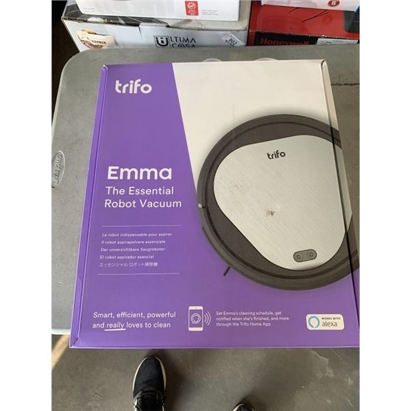 AS NEW TRIFO EMMA SMART ROBOT VACUUM
