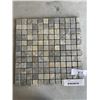 Image 1 : 50 SQFT OF GREY STONE MOSAIC TILE, 1"X1" 1SQFT PER PIECE, 5SQFT PER BOX, 10 BOXES TOTAL