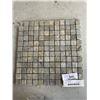Image 1 : 50 SQFT OF GREY STONE MOSAIC TILE, 1"X1" 1SQFT PER PIECE, 5SQFT PER BOX, 10 BOXES TOTAL